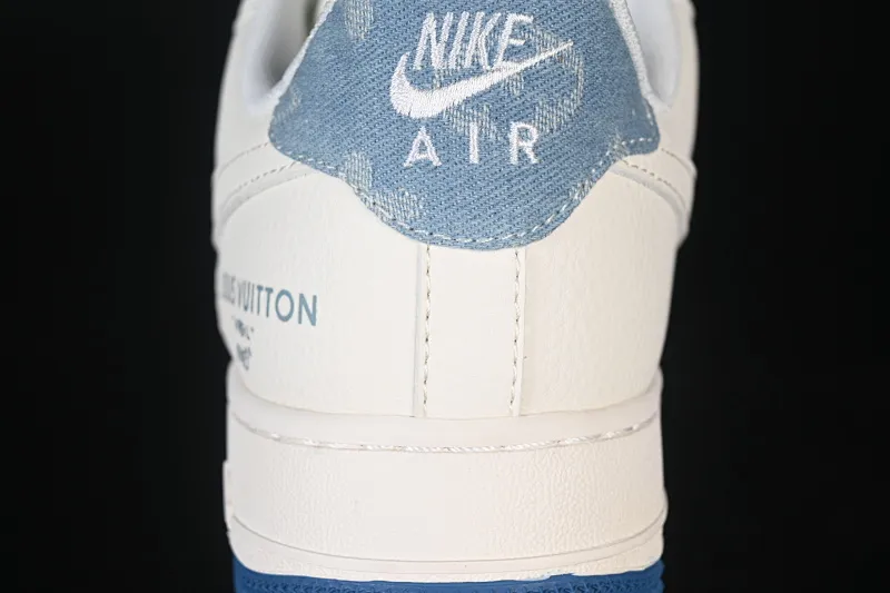 All categories Nk Air Force 1 Air Force series Nk Air Force 1 Low Air Force low-top Nike Air Force 1'07 Low joint white and blue canvas Air Force 1 low-top casual sneakers XD2588-606